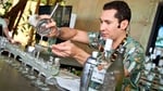 Bacardi global brand ambassador david cordoba giving seminar to contestants in 2012 bglcc bacardi global legacy cocktail competition